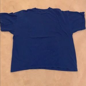 Royal blue T-shirt